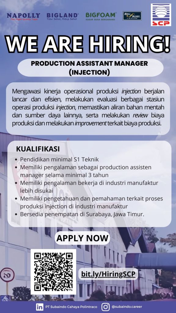 Lowongan Kerja PT Subaindo Cahaya Polintraco Surabaya